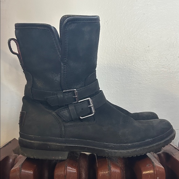 UGG Black Combat & Moto Boots - Picture 4 of 13